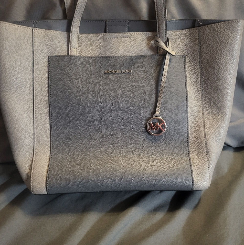 Grey Michael Kors Tote